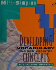 Cover of: Developing vocabulary concepts for college thinking