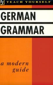 Cover of: German grammar