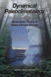 Cover of: Dynamical paleoclimatology