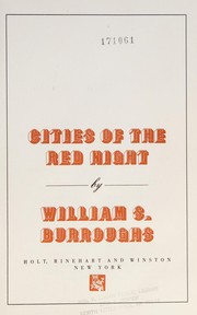 Cover of: Cities of the red night