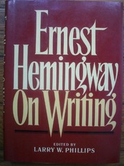 Cover of Ernest Hemingway on writing