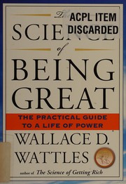 Cover of: The science of being great