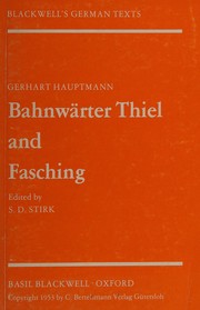 Cover of: Bahnwärter Thiel