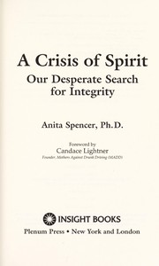 Cover of: A crisis of spirit
