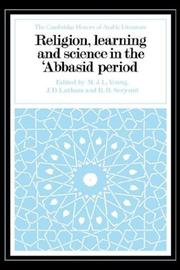 Cover of: Religion, learning, and science in the ʻAbbasid period