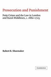 Cover of: Prosecution and punishment
