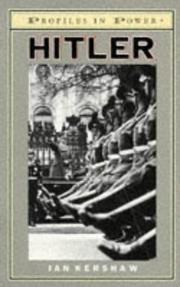 Cover of: Hitler (Profiles in Power)