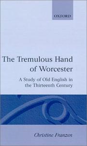 Cover of: The tremulous hand of Worcester