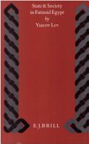 Cover of: State and society in Fatimid Egypt