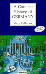 Cover of: A concise history of Germany