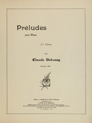 Cover of: Preludes: Livre 1, CD 125