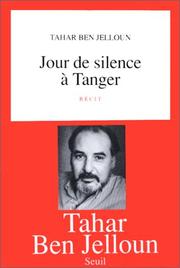 Cover of: Jour de silence à Tanger: récit