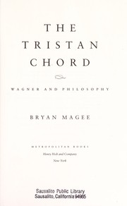 Cover of: The Tristan chord