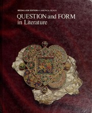 Cover of: Question and form in literature