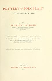 Cover of: Pottery and porcelain