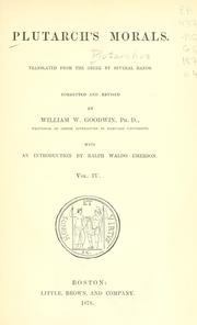 Cover of: Moralia