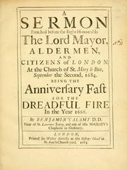 A Sermon Preached Before the Right Honourable the Lord Mayor, Aldermen, and Citizens of London, at the Church of St. Mary Le Bow, September the Second, 1684 的封面图片