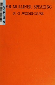 Cover of: Mr. Mulliner Speaking