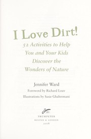 Cover of: I Love Dirt!