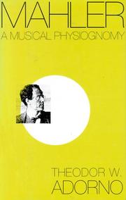Cover of: Mahler: eine musikalische Physiognomik.
