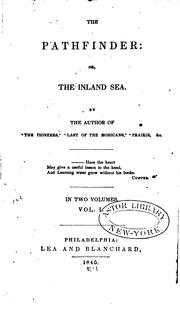 Cover of: The Pathfinder: or, The inland sea