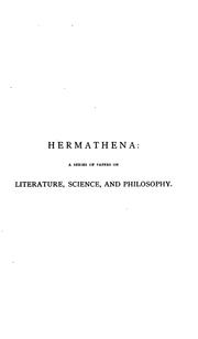 Cover image for Hermathena