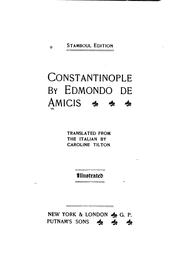 Cover of: Constantinople