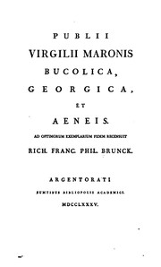 Cover of: Publii Virgilii Maronis Bucolica, Georgica, et Aeneis