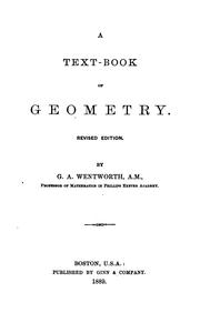 Cover of: A Text-book of Geometry