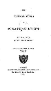 Cover of: The poetical works of Jonathan Swift