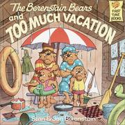 best books about summer for kindergarten The Berenstain Bears and Too Much Vacation
