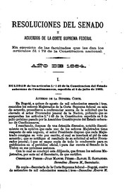 Cover image for Codigo De Las Resoluciones Dictadas Por El Senado I Por La Corte Suprema ..