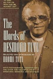 Cover of: The words of Desmond Tutu