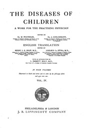 Cover of: The Diseases of children