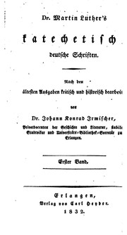 Cover of: Dr. Martin Luther's sämmtliche Werke