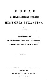 Cover of: Corpus scriptorum historiae Byzantinae