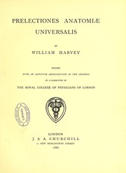 Cover of: Prelectiones anatomiae universalis