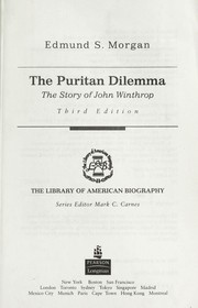 Cover of: The Puritan dilemma: the story of John Winthrop.