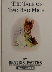 best books about mice The Tale of Two Bad Mice
