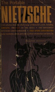 Cover of: The portable Nietzsche