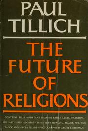 Cover of: The future of religions