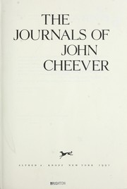 Cover of: The journals of John Cheever