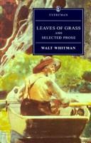 Cover of: Leaves of grass and selected prose