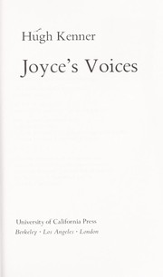 Cover of: Joyce's voices