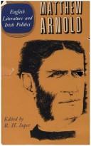 Cover of: The Complete Prose Works of Matthew Arnold