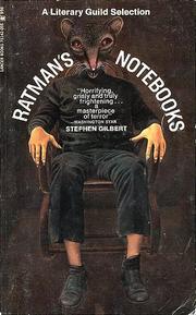 best books about rats fiction Ratman's Notebooks