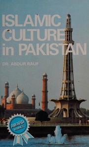 Cover of: Islamic culture in Pakistan