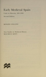 Cover of: Early Medieval Spain (New Studies in Medieval History)