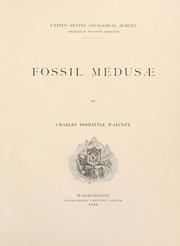 Cover of: Fossil Medusæ: y Charles Doolittle Walcott.
