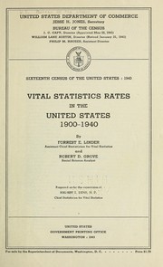 Cover of: Sixteenth census of the United States: 1940